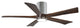 Irene 5 Hugger 52" Ceiling Fan With Light Kit, Walnut Wood Blades and Remote, Po