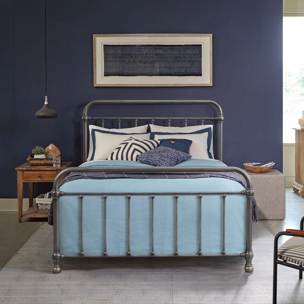 Hillsdale Kirkland Metal Queen Bed With Metal Frame