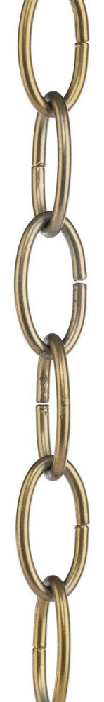 48" of 9 Gauge Chain, Soft Gold Lighting Accessory Chain