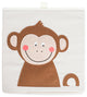 DII Polyester Kid Felt-Stitched Cube Monkey Square With Lid 13x13x13"
