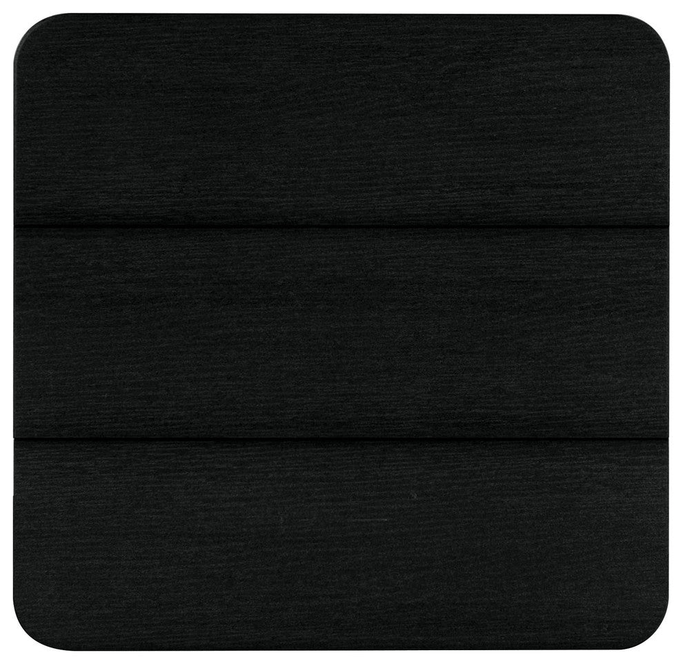 Italica Modern Side Table, Black