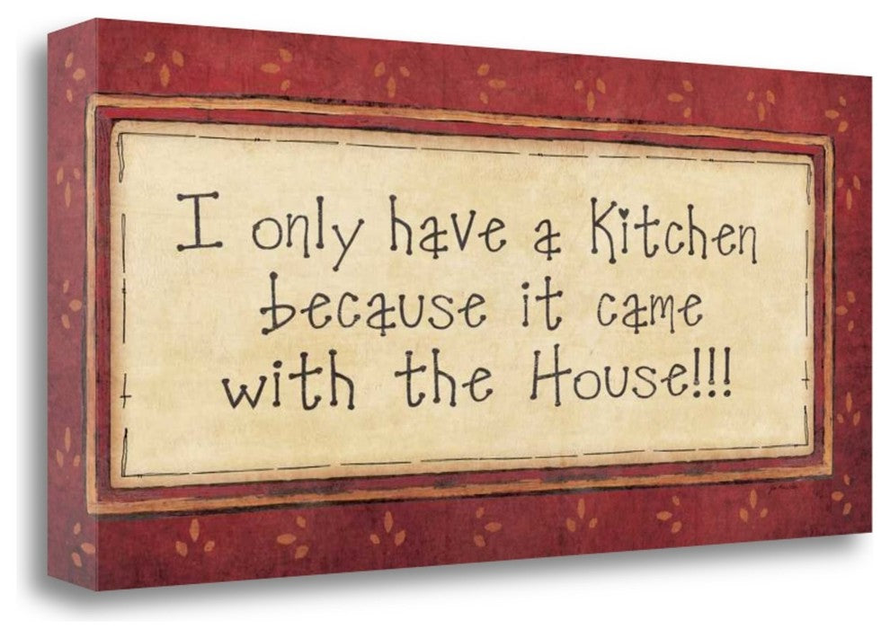 "My Kitchen" By Jo Moulton, Giclee Print on Gallery Wrap Canvas, Ready to Hang