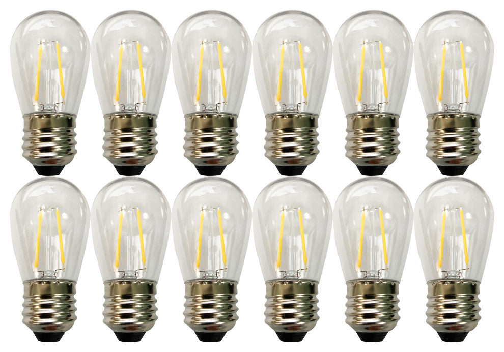 24' Indoor/Outdoor 12-Bulb Standard LED String Light