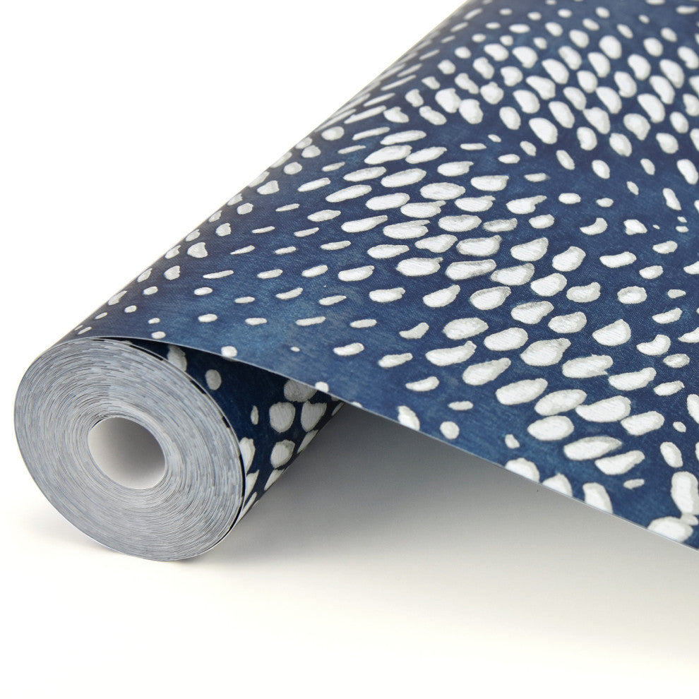 Ethos Sapphire Abstract Wallpaper Bolt