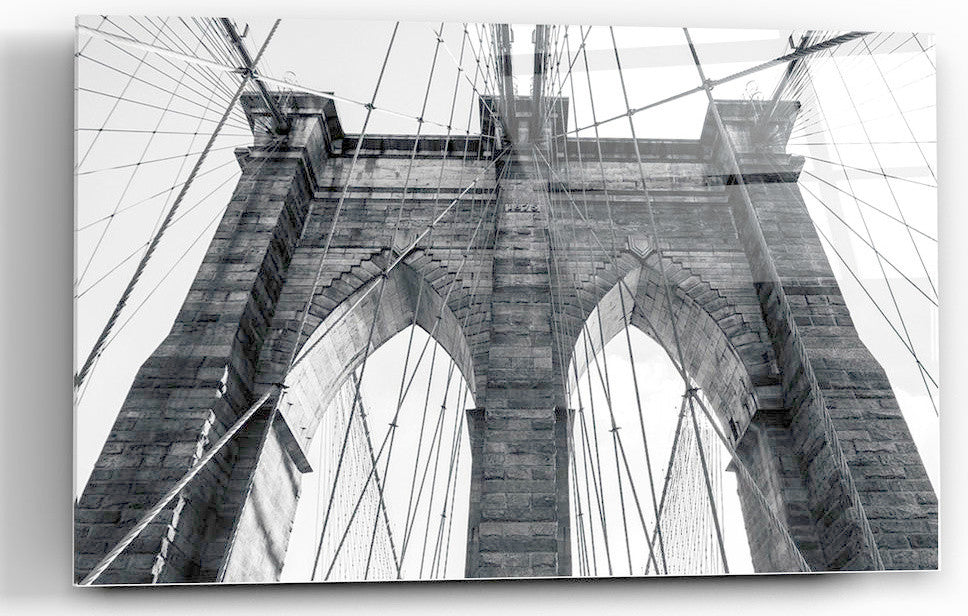 Epic Graffiti "Brooklyn Bridge" High Gloss Acrylic Wall Art, 48" x 32"