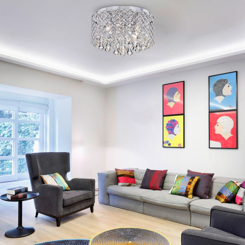 Aegina 4-Light Flush Mount Fixture
