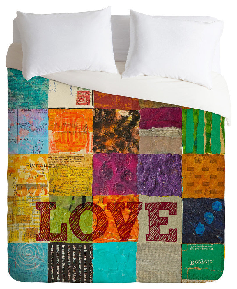 Deny Designs Elizabeth St Hilaire Nelson Love Duvet Cover - Lightweight