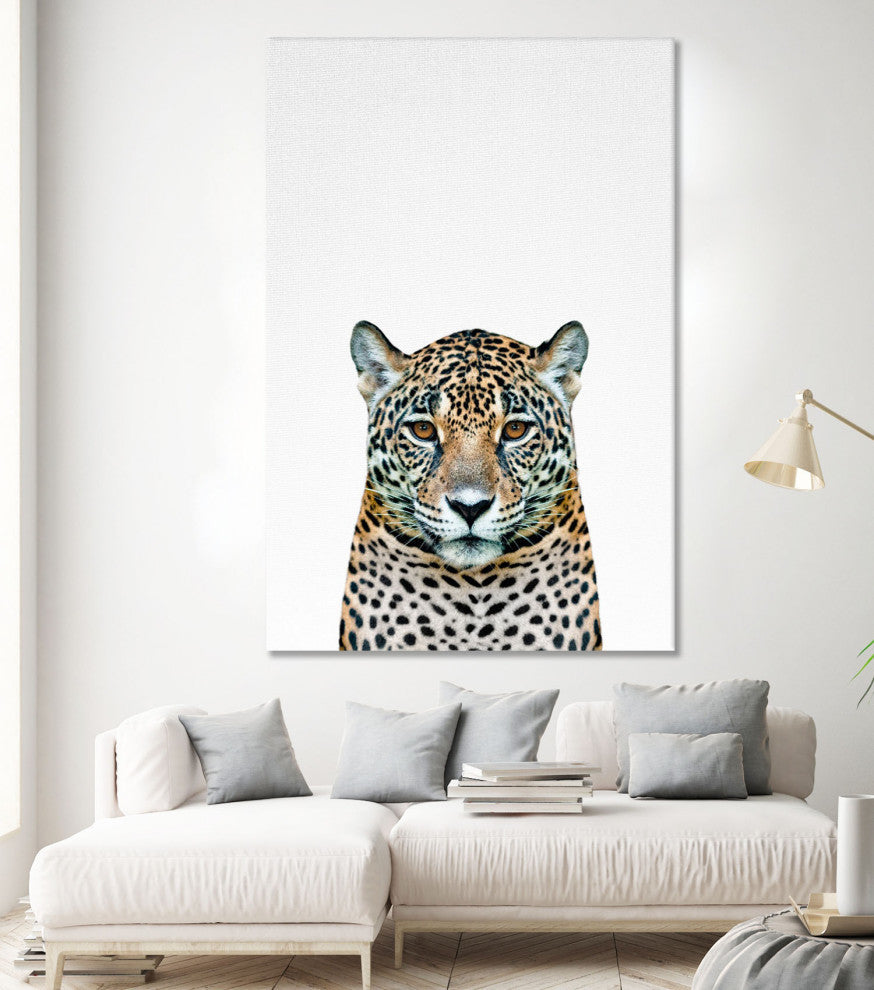 Leopard II - 72 x 48 by Tai Prints