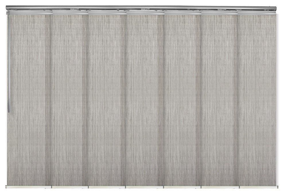 Arias 7-Panel Track Extendable Vertical Blinds 110-153"W
