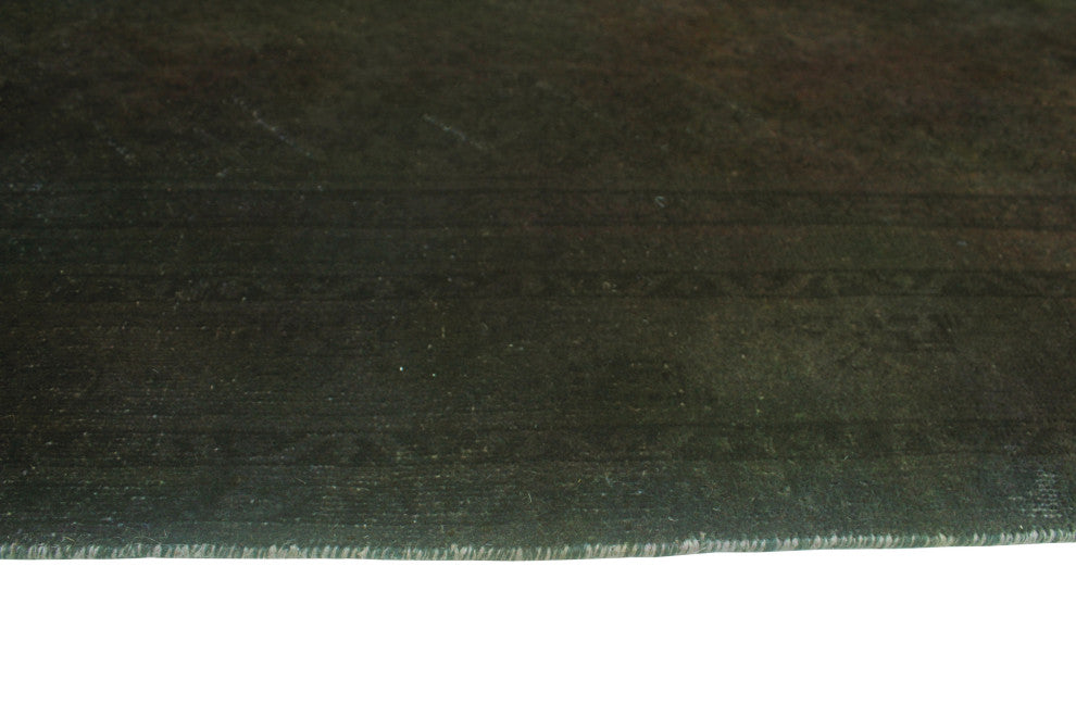 Vintage Distressed Rainbow-dyed Maraye Brown Rug