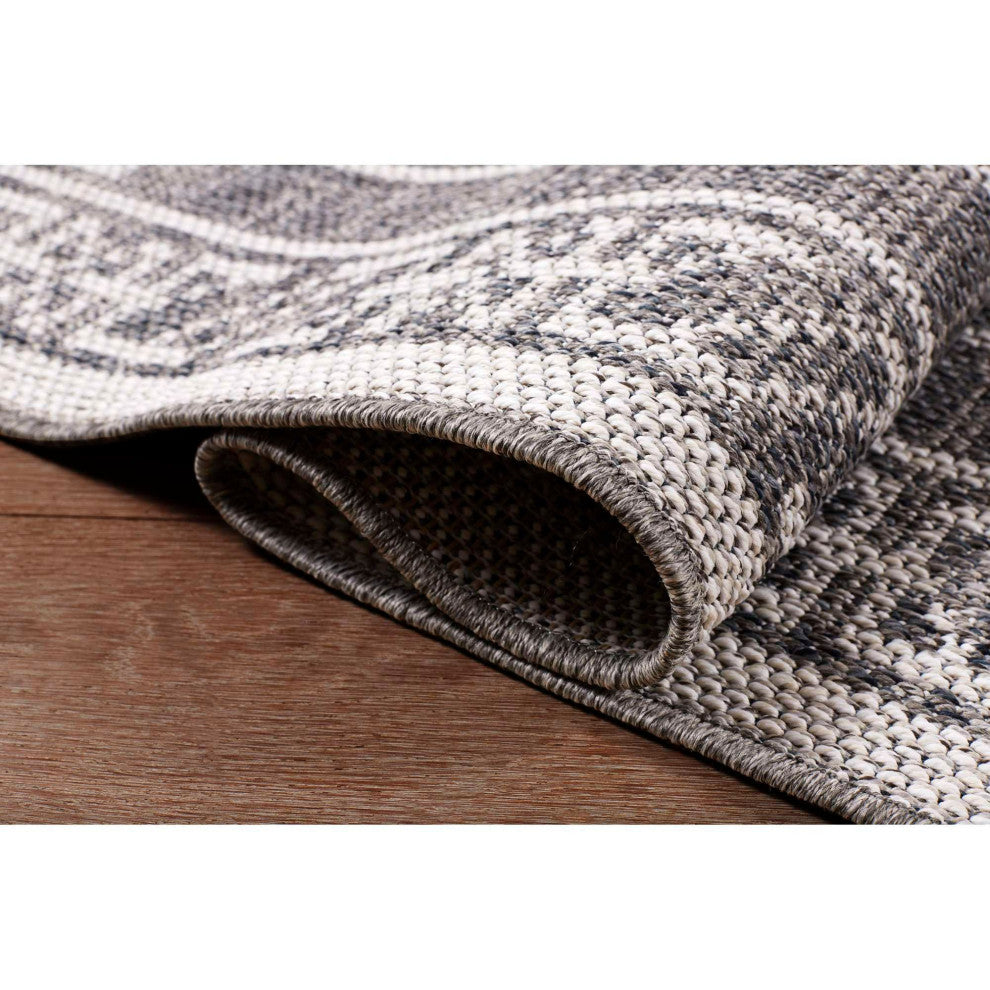 Pavilion Tribal Area Rug, Gray, 3'3"x5'