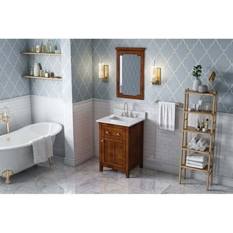 Chatham Traditional 22" Bathroom Mirror, Chocolate Chatham Mirror