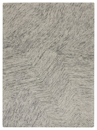 DKNY Pure Angles 3'9" x 5'9" Grey Modern Indoor Rug