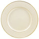Cream Double Gold Luncheon Plates, Set of 6