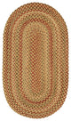 Capel Manchester Gold Hues 0048_100 Braided Rugs - 5' X 8' Oval