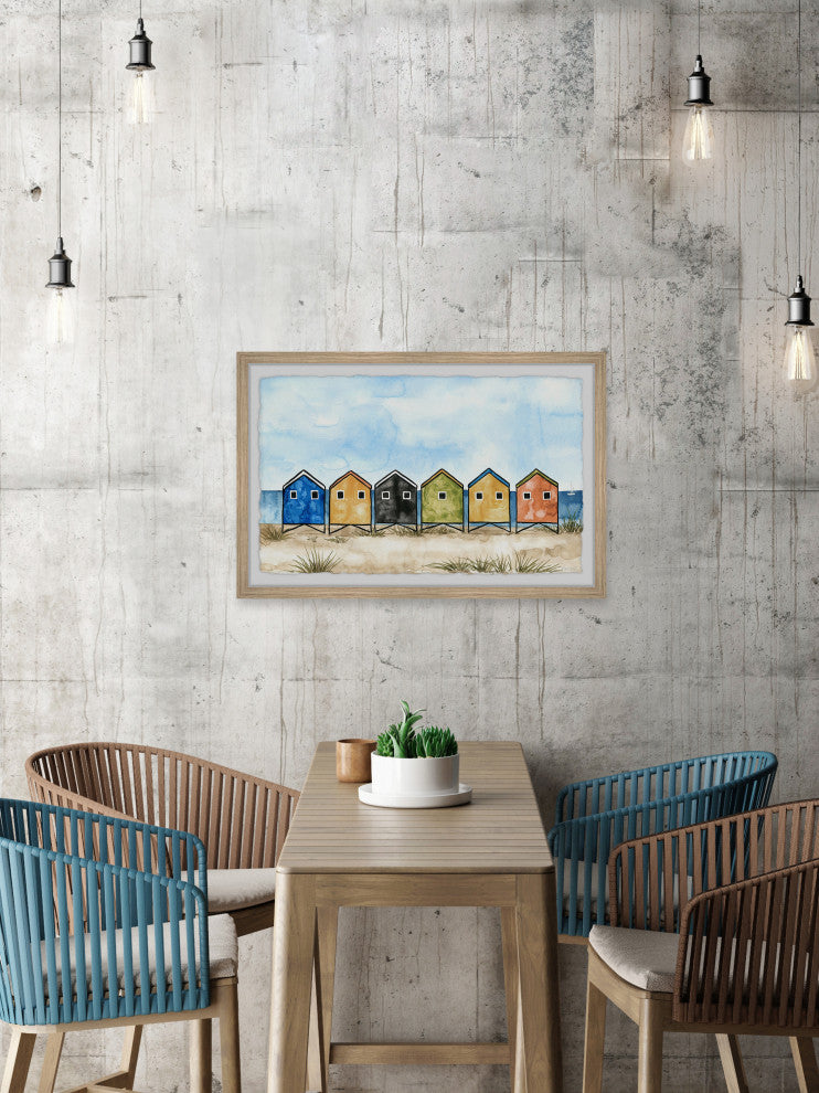 "Smell the Ocean Air" Framed Painting Print, 36x24