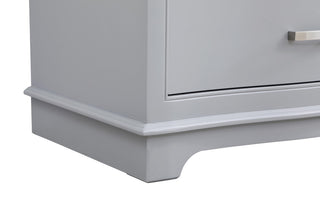 Home Living Knox 36" Single Bathroom Vanity, Grey