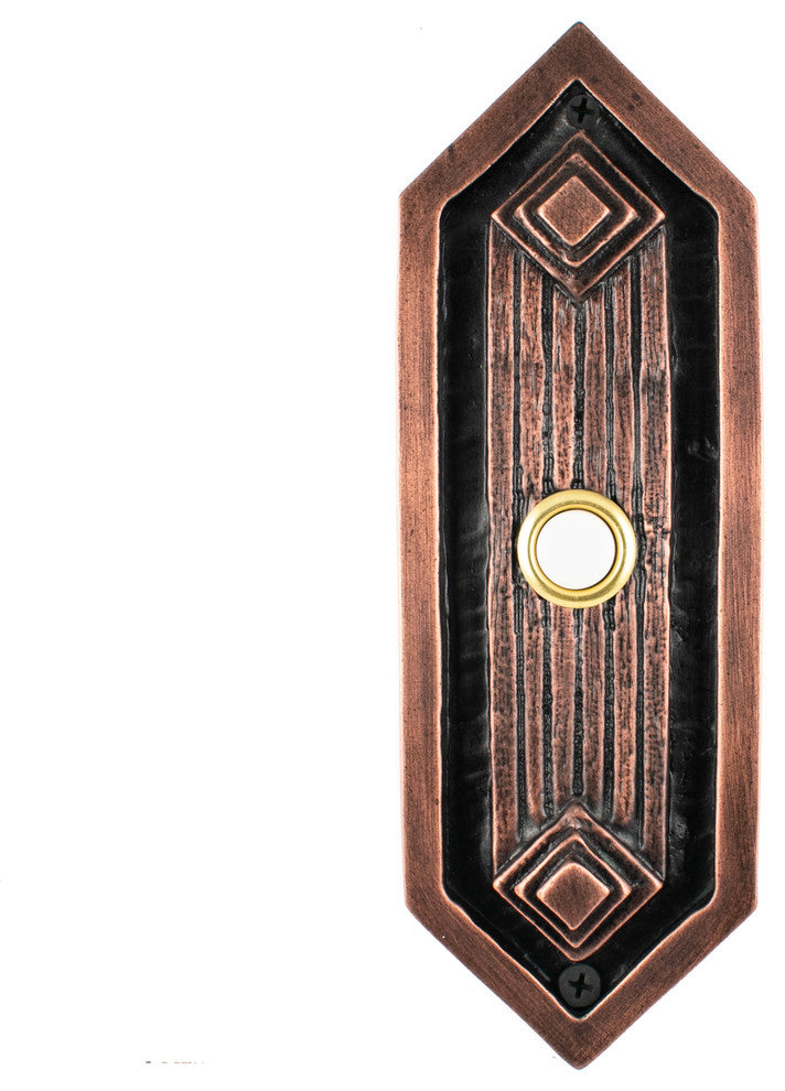 Petwer Doorbell Mission Hawk Hill Hardware, Copper