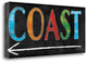 "Coast" By Jennifer Pugh, Giclee Print on Gallery Wrap Canvas, Ready to Hang