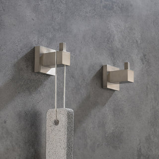 Cube Bathroom Robe Hook KBA1501, Brush Nickel