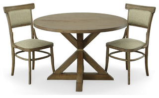 Diana Trestle Base Dining Table, Vintage Walnut