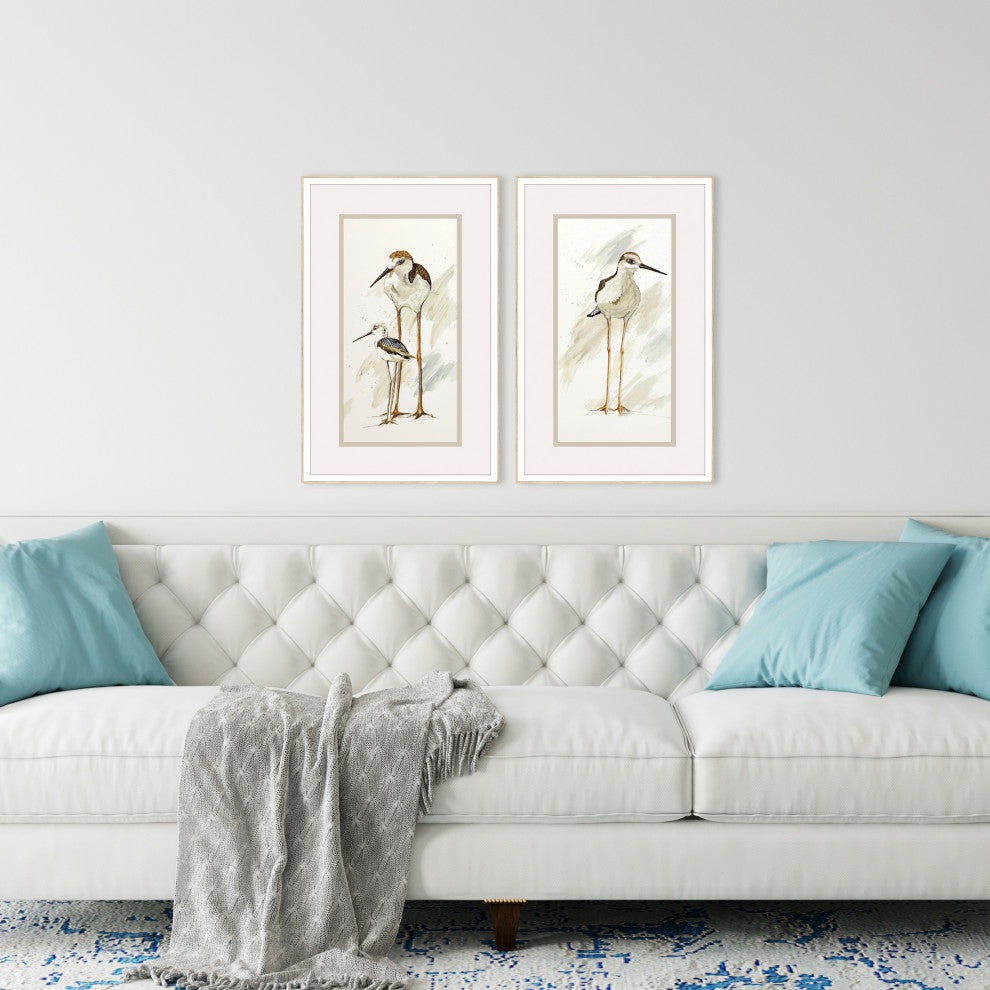Stilt Birds Artwork, 2-Piece Set