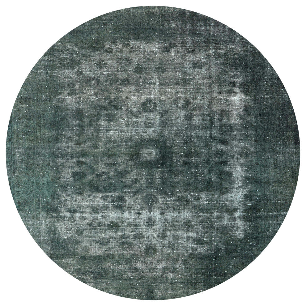 Ahgly Company Indoor Round Mid-Century Modern Area Rugs, 3' Round