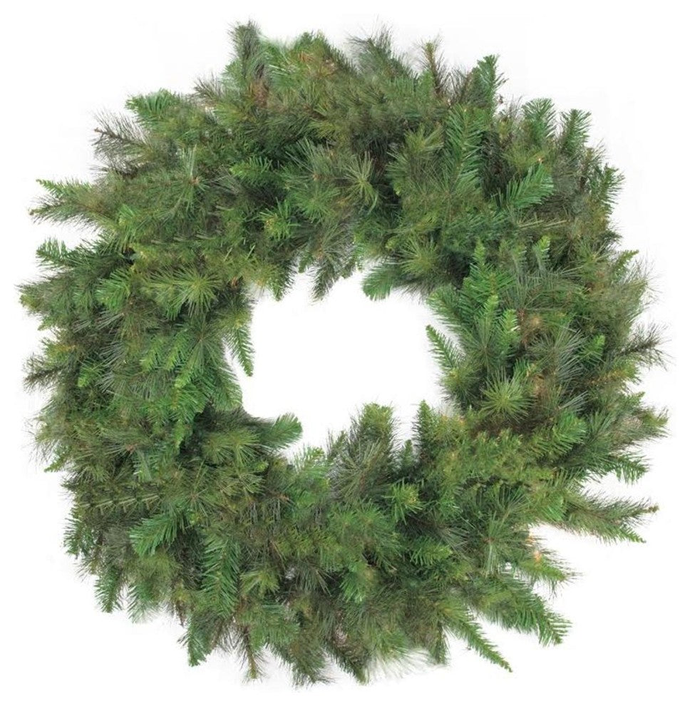 60" Mixed Greens Canyon Pine Artificial Christmas Wreath,  Unlit