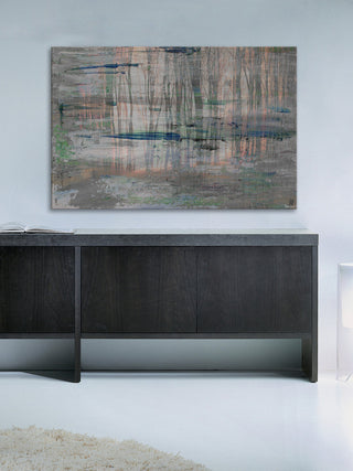 "Marshy Reflection" Painting Print on Wrapped Canvas, 36"x24"