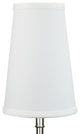 Fenchel Shades 4"x6"x9" Spider Attachment Empire Lamp Shade, Linen White