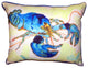 Green-Blue Lobster Large Indoor/Outdoor Pillow 16x20