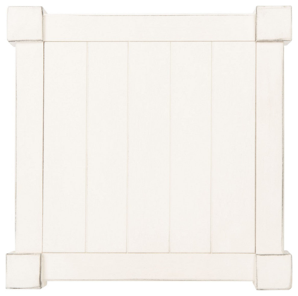 Safavieh Rafiki Square Accent Table, Distressed White