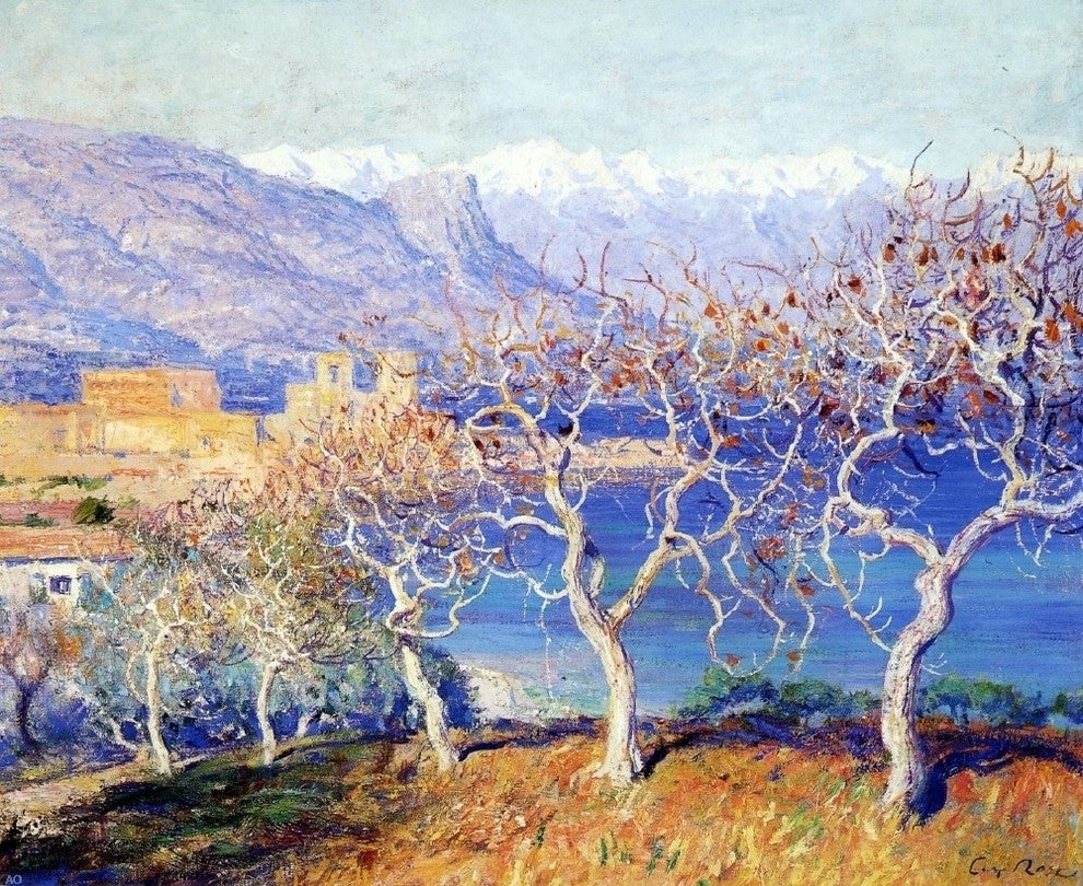 Guy Orlando Rose Fig Trees Antibes Wall Decal