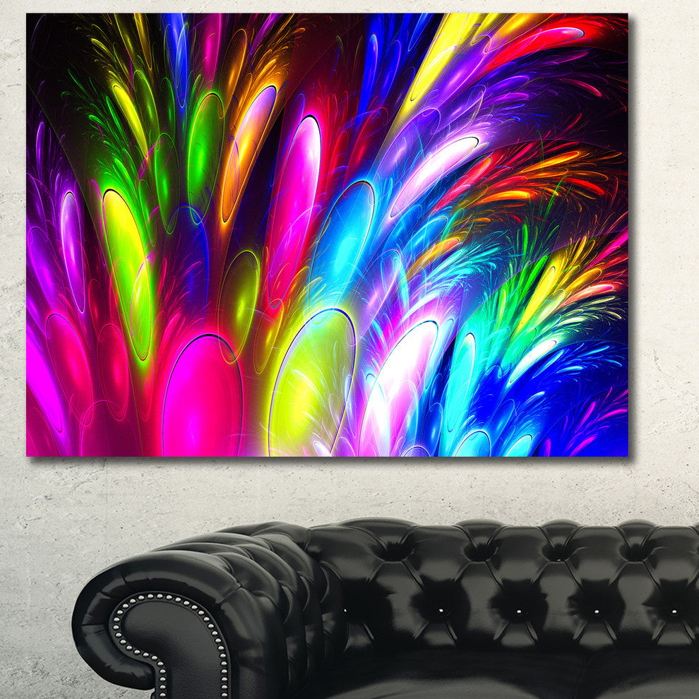 Mysterious Psychedelic Design, Abstract Canvas Art Print, 40x30