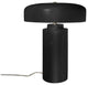 Tower Table Lamp, Gloss Black/Matte White