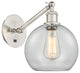 Innovations 317-1W-SN-G122-8-LED 1 Light Sconce, Brushed Satin Nickel