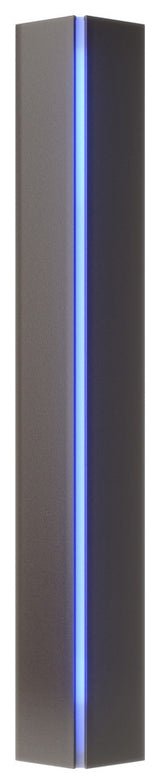 Gallery Small Sconce, Oil Rubbed Bronze, Blue Glass