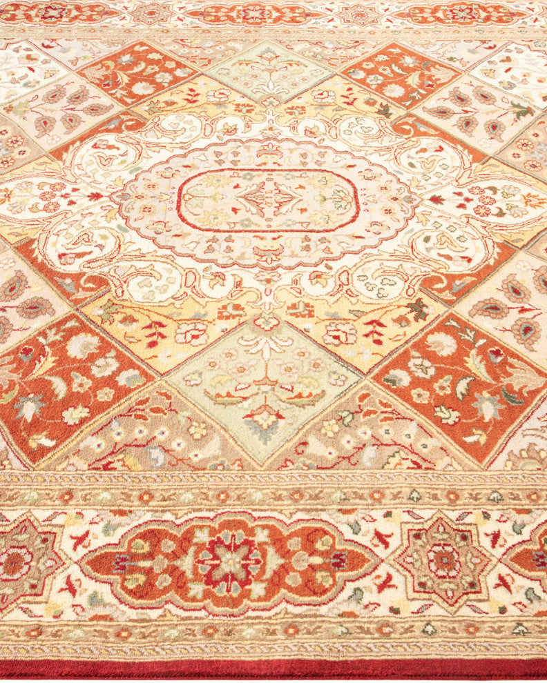 Waingmaw One-of-a-Kind Hand-Knotted Area Rug Red, 6'2"x9'4"