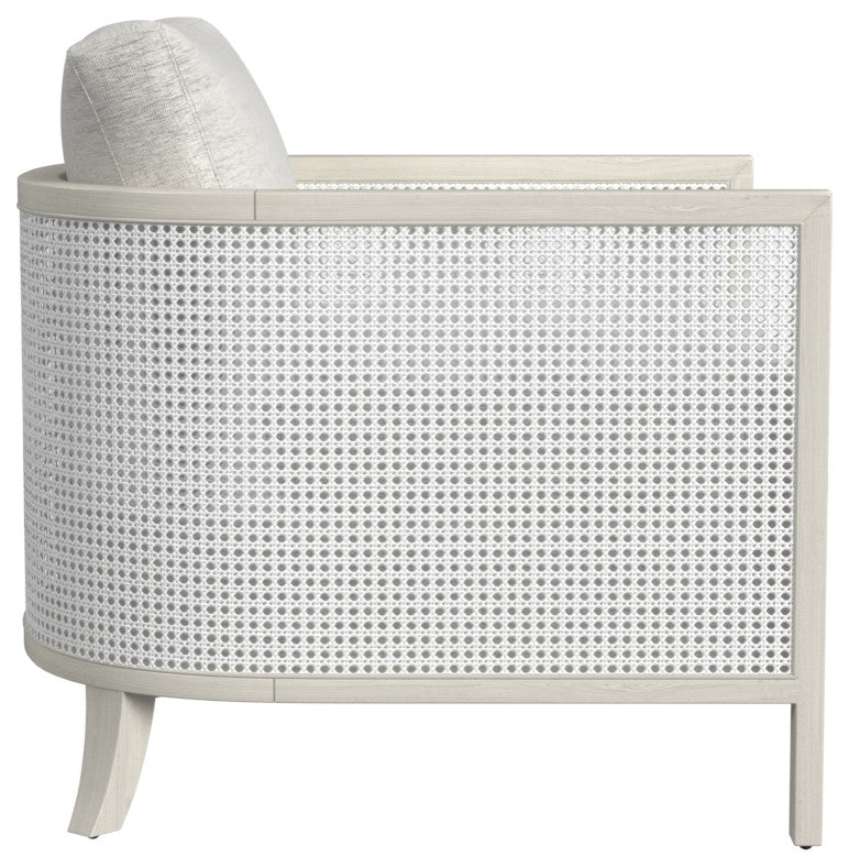 Mylo Accent Chair - Hampstead Oyster/White Wash Wood Frame W/Cane