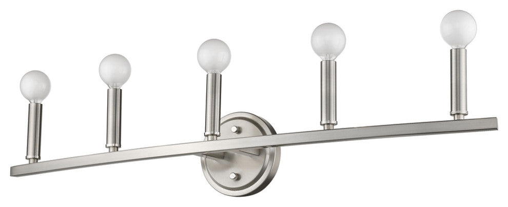 Sawyer 5-Light Satin Nickel Vanity