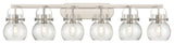 Pilaster Ii Sphere 6 46" Bath Vanity-Light Satin Nickel