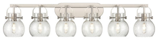Pilaster Ii Sphere 6 46" Bath Vanity-Light Satin Nickel