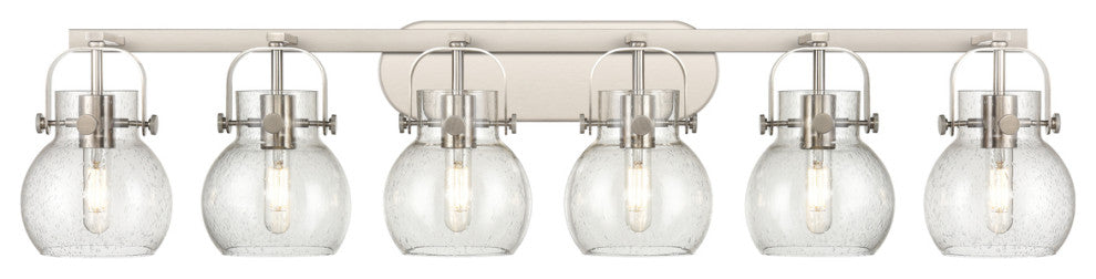 Pilaster Ii Sphere 6 46" Bath Vanity-Light Satin Nickel