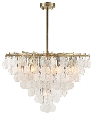 Uttermost 21583 Goccia 8 Light 38"W Waterfall Chandelier - Goccia