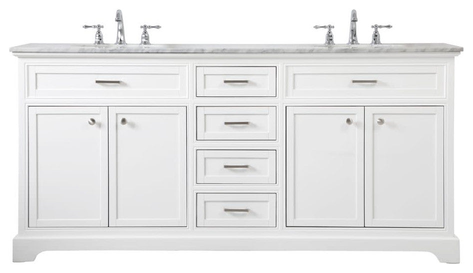 Elegant Lighting VF15072D Americana 72" - White