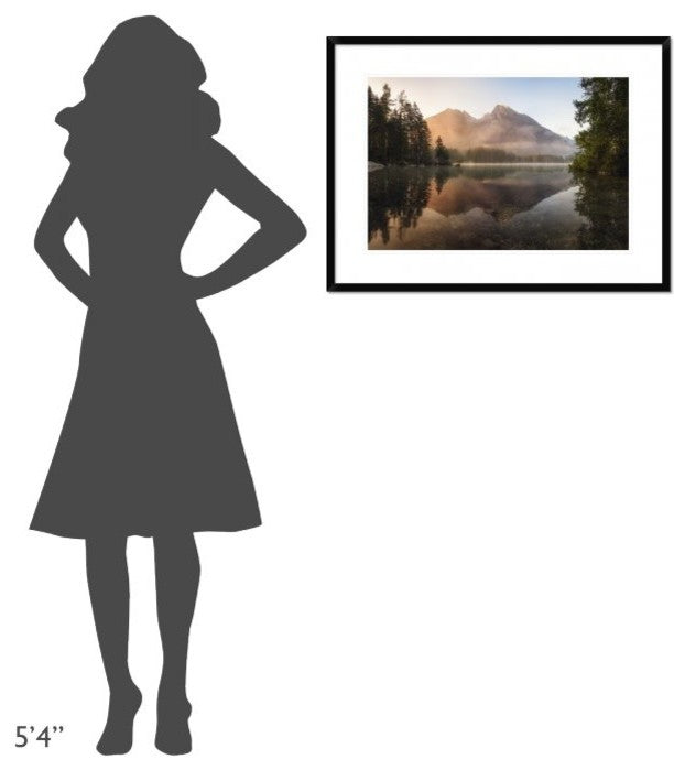 "Glowing Mist" Framed Digital Print by Daniel F., 32x24"