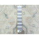 Cream White Wash Peshawar Velvety Wool Hand Knotted XL Runner Rug, 2'9"x18'9"