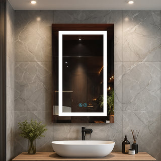 LED Medicine Cabinet With Defogger, 20/R