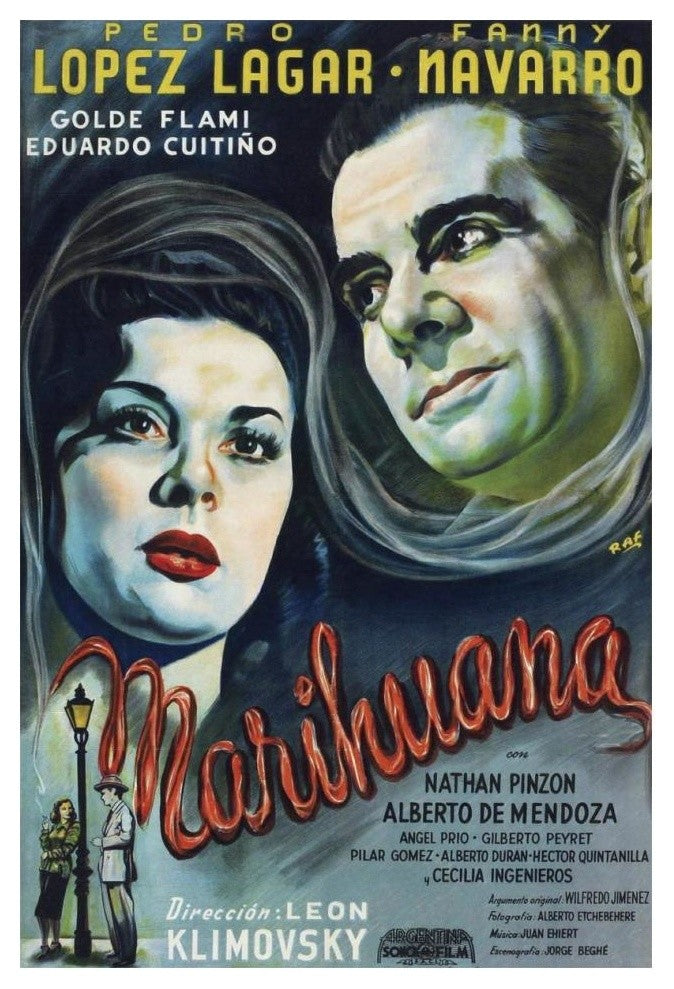 "Vintage Vices: Marihuana" Digital Paper Print by Vintage Vices, 14"x20"