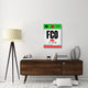"FCO Rome Luggage Tag 1" Fine Art Print